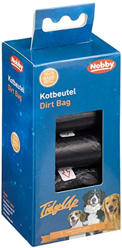 Nobby TidyUp Kotbeutel Vorratspack schwarz, 1 Packung (10 x 15 Stück)