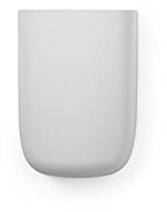 Normann Copenhagen 382017 Wandaufbewahrung Pocket Organizer, 14 x 10 cm, Durchmesser 7,3 cm, hellgrau