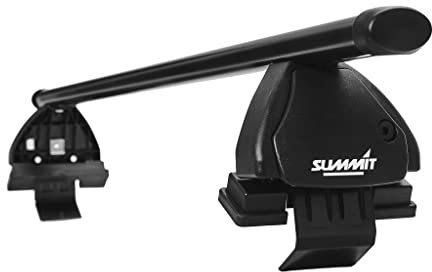 Summit SUP-055 Premium Multi Fit Roof Bars, Black Steel, Set of 2