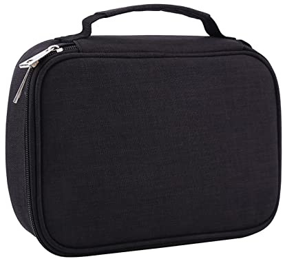 Federmäppchen mit 72 Fächern, Mehrschichtiges Faltbares Etui mit Großem Fassungsvermögen Reißverschluss Stifttasche mit Reißverschluss für Künstler Studenten Büro Kunsthandwerk(Schwarz)