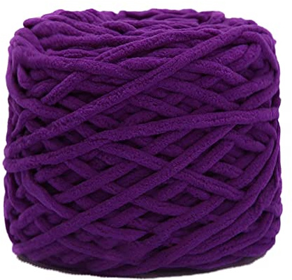 Filato di Ciniglia da 165 g, Filato per Maglieria a Mano Filato per Uncinetto Grosso Filato Ciniglia Grosso per Coperte Filato Cotone Spesso per Lavorare a Maglia