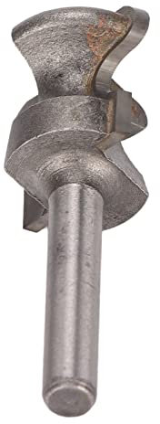 Industrial Grade Router Bit Set for Woodworking - 2 Round Nose Bits for Drawer Lock, Cabinet Handle, and Door e Milling - Router Drill for Smooth Grooves (1/4*1)