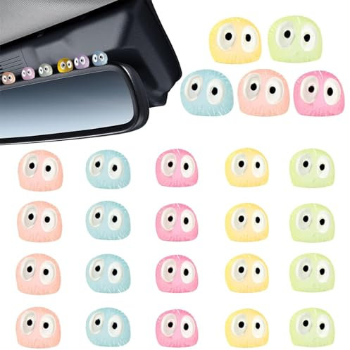 dinghaole 20 Pièces Rétroviseur Voiture Ornement Pendentif Voiture Décoration à Suspendre pour Voiture Ornement, Cadeaux drôles DIY, décoration Mignonne de Bureau de Jardin à la Maison