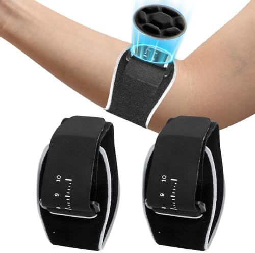 DASIAUTOEM Ellenbogenbandage Tennisarm Bandage, Golferarm Bandage, Kraftsport Ellenbogenbandage Männer Damen, Kraftsport im Gym, Kompression Armbandage Ellbogen Manschette