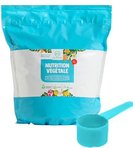 SULFATO DE POTASIO DE 1 KG CON CUCHARA DOSIFICADORA, Fertilizante Rico en Potasio (K₂O) para Huerto, Jardín, Frutales, Hortalizas y Plantas en Flor – Abono Soluble de Alta Pureza