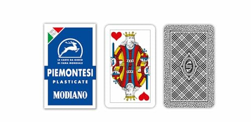 Modiano 300060 Carte Regionali Piemontesi 3 da 36 Carte