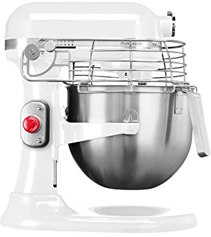 KitchenAid Professional Mixer Power: 325W. Capacity: 6.9Ltr. Colour: White. Model: 5KSM7990XBWH