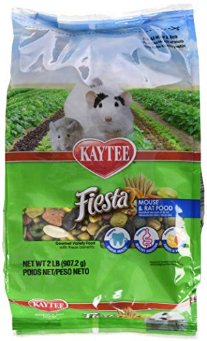 Kaytee Products 715406 6-Pack Fiesta Max Mouse And Rat Food, 2-Pound