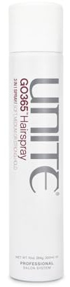UNITE Hair – GO365 Hairspray – Adjustable 3-in-1 Styling Spray for Flexible to Strong Hold – Brushable, Non-Flaking & Humidity-Resistant – 10 Oz