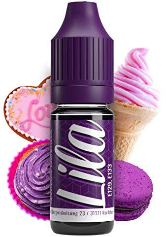 Belissia Lebensmittelfarbe Lila - 10ml flüssig & hochkonzentriert - Lebensmittelechte Speisefarbe zum Backen, Kochen, Fondant & DIY - vegan, stark färbend, geschmacksneutral