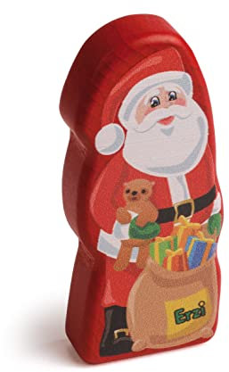 Erzi 14200 Weihnachtsmann aus Holz, Kaufladenartikel für Kinder, Rollenspiele