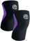 Rehband Kniebandage 3mm Neopren, leichte Kniebandage für Damen & Herren, Bandage Knie für Ausdauersport, atmungsaktive Sportbandage, Farbe:Lila - 1 Paar, Größe:XL