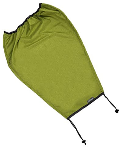 BAMBINIWELT universal SONNENSEGEL Sonnendach für Kinderwagen Buggy reißfester Sonnenschutz mit UV Schutz 50+ und Rollo-Funktion (meliert grün)