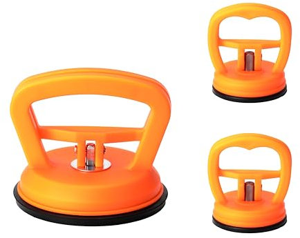 Ovyntremis Dent Puller, Car Dent Remover, 3 Pack Dent Removal Kit with Strong Suction Cups for Vehicle Surface Repairs, Glass, Screen, Tile Lifting and Moving