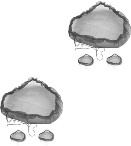 TOYANDONA 2 Series Cubierta De Malla para Rejilla De Barril De Lluvia Tambores De Lluvia para Exterior Pantalla De Barril De Agua Cubos De Jardín Pantalla De Cubo De Lluvia 3 Piezas*2
