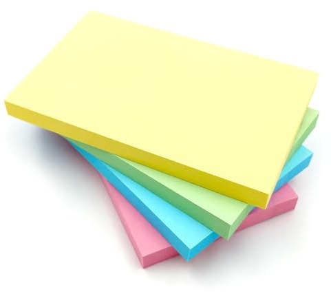 Pastel Rectangular Sticky Notes 127 x 76mm | 48 Pads, 100 Sheets Each | 48 Self-Stick Pads: Yellow, Pink, Green, Blue Colours | Home, Office, School | Note-Taking, Reminders & To-Do Lists