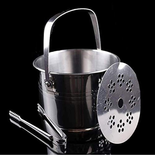 Pinze per Vino, refrigeratore per Bar, contenitori per Club, Utensili, Bar in Acciaio Inox, Fusto per Champagne da Festa con Coperchio, Secchiello per Il Ghiaccio Portatile