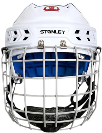 Tdoutop Casque de Hockey avec pour Le Patinage sur Glace et à roulettes, Destiné à L'entraînement des Adultes