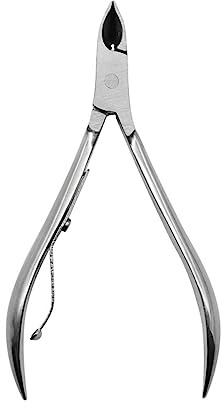 Tijeras para cutículas de uñas de acero inoxidable, herramientas de manicura y pedicura, tijeras para piel muerta, pinzas para uñas doradas/plateadas/arco iris, diseño ergonómico