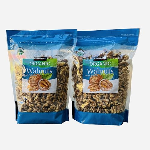 Kirkland Organic Walnuts - 1.7lb - PACK OF 2