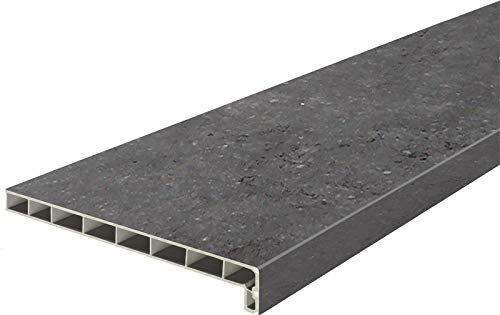 Lignodur Topline LD36 Innenfensterbank freestone 200 mm Ausladung inkl. Seitenabschlüsse Fensterbank (1000mm)