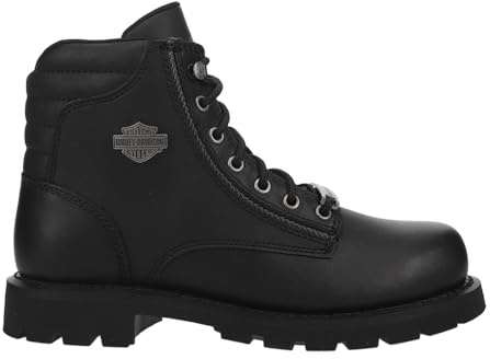 Harley-Davidson Botas de motocicleta para hombre, Negro, 42.5 EU