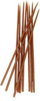 Glowing Bee Candele sottili fatte a mano in pura cera d'api naturale, 30 cm, confezione da 10, colore: marrone