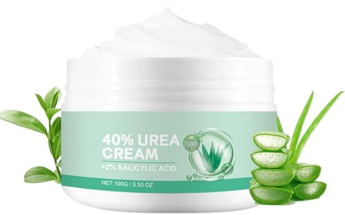 Urea fotkräm, Urea Cream 40 procent för fötter och händer, fukt förhårdnadsborttagare fotkräm – förhårdnad och död hud för fötter, urea-fotkräm för fotvård och borttagning av förhårdnader