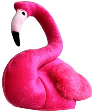 TQUXNGA Gorro de animal único, ligero y cálido, ideal para cabinas de fotos, transmisiones en vivo, accesorio de disfraz de flamenco, sombrero de utilería para fotos