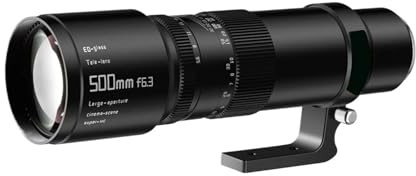 Lens, 500 mm F6,3 Vollformat-Teleobjektiv MF Prime for Astrofotografie, kompatibel mit Sony A7R, Nikon Z50, Canon R50,for Camera(Z)