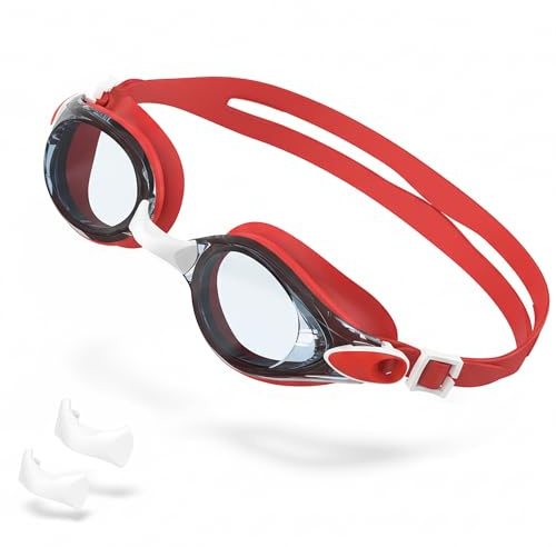 Seaflar Gafas Natacion Hombre Mujer, Gafas Piscina Adultos Antivaho | Impermeables Resistentes A Los Rayos UV, Reemplazable Puente Nasal Suave Para Uso Interior Y Exterior