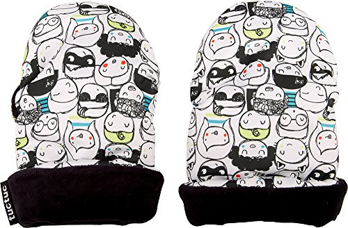 Tuc Tuc 7552 Bedruckter Kinderwagenhandwärmer People, weiß