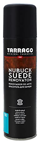 Tarrago Nubuck Suede Renovator 250 ml | Spray Impermeabilizante | Renovador para Zapatos, Bolsos, Textil, Ante y Nubuck | Waterproof - Agua y Lluvia ((105) Turquesa)