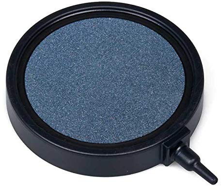 Wagner GREEN Ausströmer Hi-Oxygen Sauerstoff Belüfterstein für Teich und Aquarien. Luftstein zum Anschluss an die Luftpumpe oder Sauerstoffbelüfter, Membranpumpe oder Kolbenkompressor (Scheibe 10 cm)