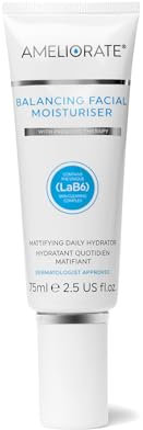 Ameliorate Balancing Facial Moisturiser 75ml | LaB6, Lactic Acid, Polysaccharides | Dermatologically tested