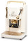 FABER COFFEE MACHINES | Modell Pro Mini Deluxe | Kaffeemaschine für 44 mm ESE-Pads | Einstellbare Padpresse aus Messing (Pure White)