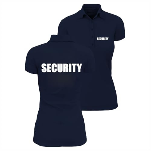lepni.me Polo da Donna Donna-in Forma Uniforme di Sicurezza Personale per Eventi Abbigliamento da Lavoro del Bar del Partito per la Guardia del Corpo (L Navi Blu Multicolore)