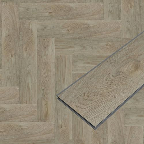 HAGO 24 | suelo de vinilo Click en espiga | 61 x 12,8 cm | 1,56 m² | 4,2 mm | roble oscuro | suelo laminado | PVC | suelo de diseño | sistema de clic | apto para calefacción por suelo radiante