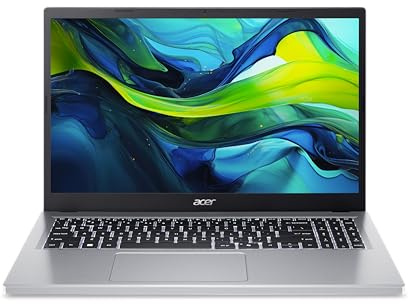 acer Aspire Go 15 I PC Portable 15.6'' FHD LCD I Intel Core 3-N355 I 8Go RAM I 512Go SSD I Intel Graphics I Windows 11 Home I Argent I Clavier FR AZERTY I AG15-32P-37MG