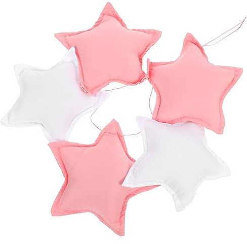 ULTECHNOVO Decorazione Sospesa a Forma di Stella Resistente, Ornamento Appeso Leggero per Cameretta Ragazzo Ragazza, Stile Fattoria, Accessorio Fotografico e Lampadario da Parete