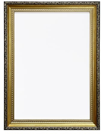 Aryllis 6x4 Gold Picture Frame, Manufactured in the UK, Ornate Vintage Wall Mountable Photo Frame with Perspex Front