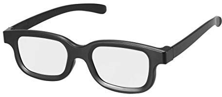 N/A Occhiali polarizzati 3D RealD Technology, per Film, televisori 3D passivi, Spessore 0,4 mm, 2 Pezzi