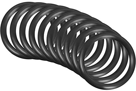 QUARKZMAN 45mm x 35mm x 5mm Nitrile Caoutchouc Joints toriques x 10 Pièces Rond Joint Rondelle pour Robinet Plomberie Réparation Étanchéité Connexion [Noir]