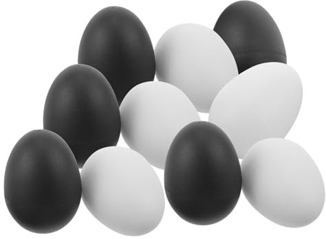 VINTORKY 10st Maracas Musikalisches Eierspielzeug Für Ei-percussion-instrumente Maraca-ei Egg Shaker Für Schlaginstrumente Für Eierstreuer Shaker-eier Plastik