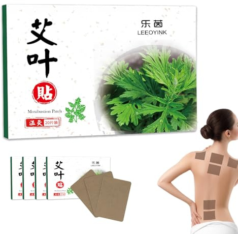 (100pcs) Moxibustion Patches for Muscle & Joint Relief – Natural Moxa Sticker for Back, Neck & Joint Discomfort – Herbal Heat Therapy, Targeted Comfort for Long-Lasting Relief