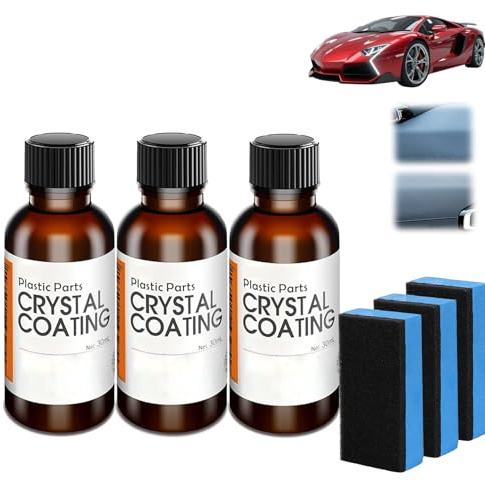 Cuidado de plástico para coche, removedor de arañazos para coche, agente de recubrimiento de efecto rápido, revestimiento de cristal para piezas de coche, removedor de arañazos de coche, restaurador