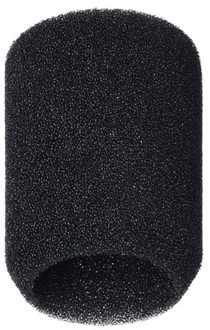 Shure A85WS Black Foam Windscreen for SM85, SM86, SM87A and BETA87A, and BETA87C