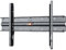 VCM Universal TV Halterung | VESA Wandhalterung | Belastbar bis zu 45 kg | Fernsehhalter flach starr | Wandhalterung - WF120 Schwarz