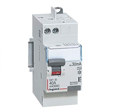 Interrupteur différentiel 2P 230V~ 25A type AC 300mA - 2 modules