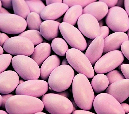 Lavender Jordan Almonds by Its Delish, 1 LB Bulk | Sugared Almond Nut with Sweet Hard Candy Coating - Bulk Wedding Favors, Bridal and Baby Showers, Party Buffets - USA Made, Vegan & Kosher